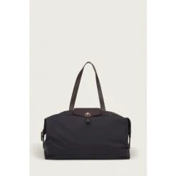 LK Bennett Black Leona Large Nylon Tote Bag