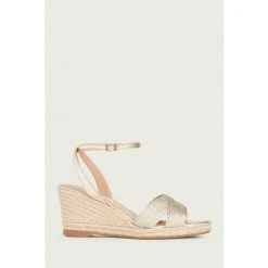 LK Bennett Santana New Mabella Rope Metallic Sandals
