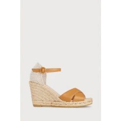 LK Bennett Brown Angele Espadrille Wedges