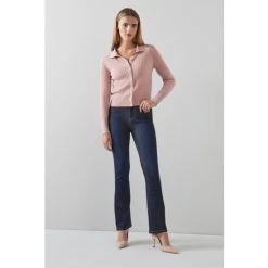 LK Bennett Indigo Reena Stretch Denim Flared Jeans