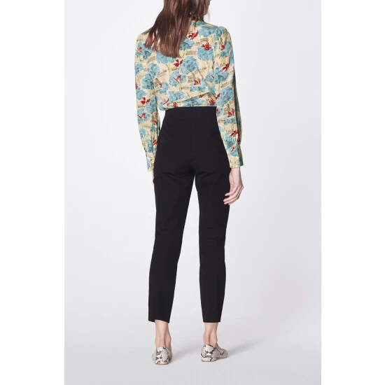 LK Bennett Black Eden Stretch Trousers - Image 2