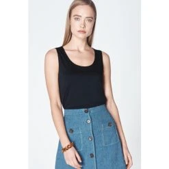LK Bennett Blue Ginny Vest Top