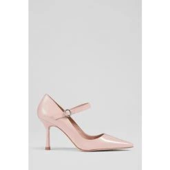 LK Bennett Pink Camille Patent Mary Jane Courts
